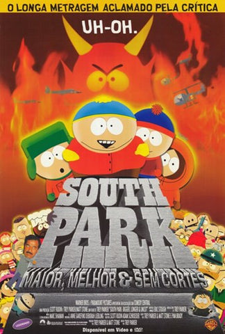 South Park: Bigger, Longer and Uncut - Brazilian - style B Movie Poster Print