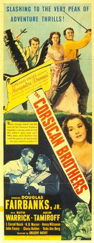 The Corsican Brothers Movie Poster Print