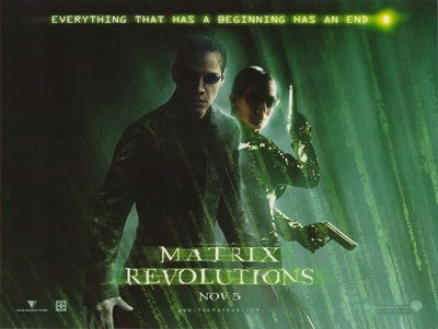 The Matrix Revolutions Movie Poster Print