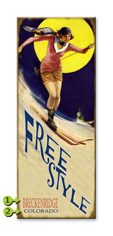 Free Style Metal 17x44