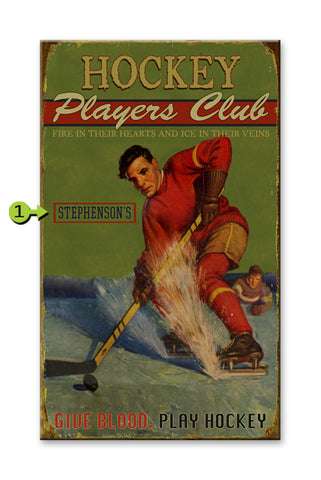 Player's Club Metal 23x39