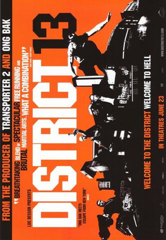District B13 Movie Poster Print