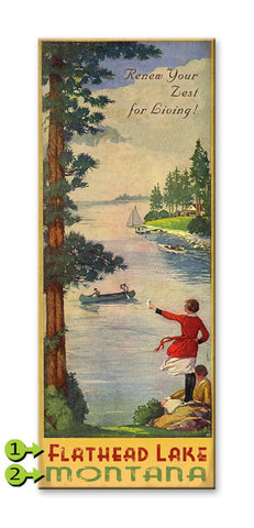 Renew your Zest for Living! Wood 17x44