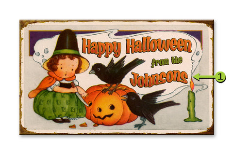 Halloween Sign Wood 28x48