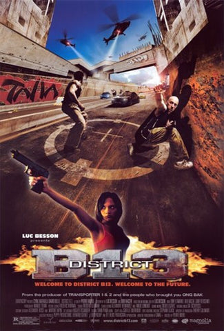 District B13 Movie Poster Print