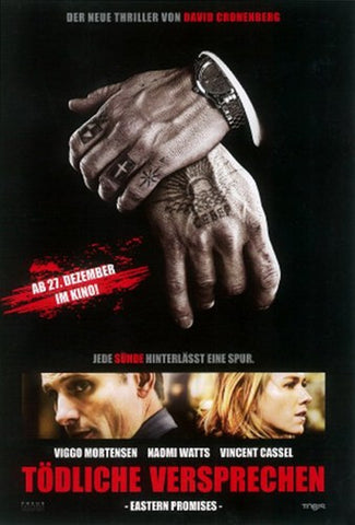 Eastern Promises Movie Poster Print