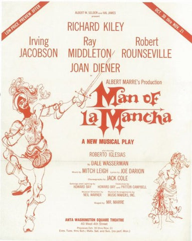 Man Of La Mancha (Broadway) Movie Poster Print