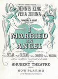 I Married An Angel (Broadway) Movie Poster Print