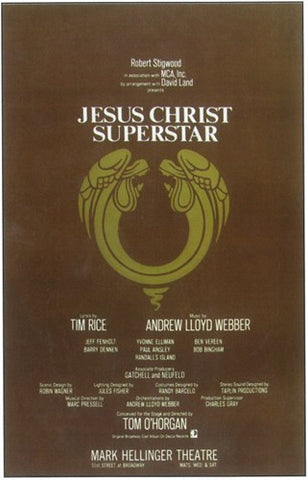Jesus Christ Superstar (Broadway) Movie Poster Print