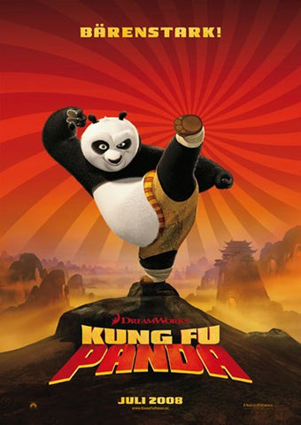 Kung Fu Panda Movie Poster Print