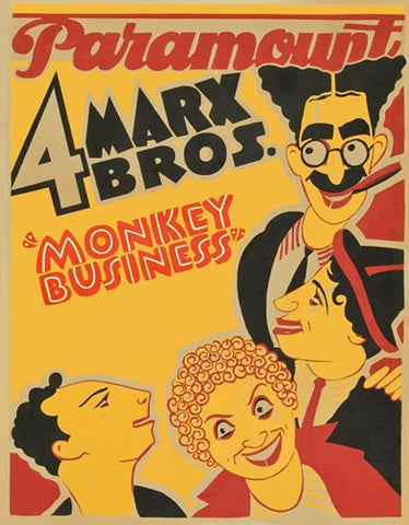 Monkey Business Movie Poster Print