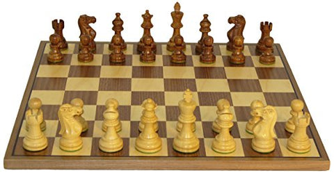 Sheesham American Emperor Walnut Board Chess Set
