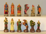 World Wise Robin Hood Painted Resin Chess Pieces