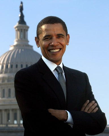 Barack Obama - Portrait (Style B) Movie Poster Print