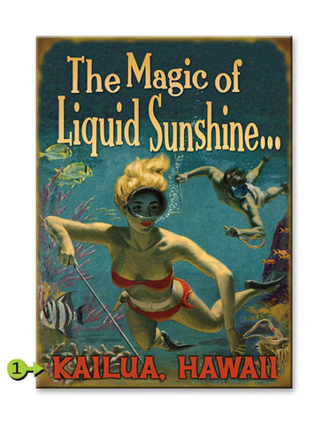 The Magic of Liquid Sunshine Wood 23x31