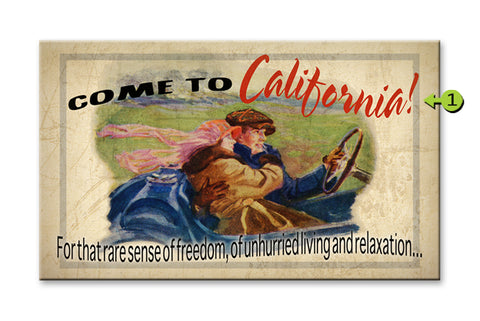 Rare Sense of Freedom Metal 23x39