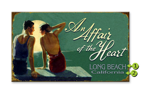 An Affair of the Heart Metal 14x24