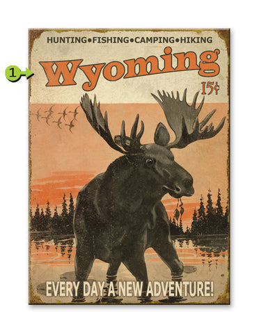 Every Day a New Adventure Metal 28x38
