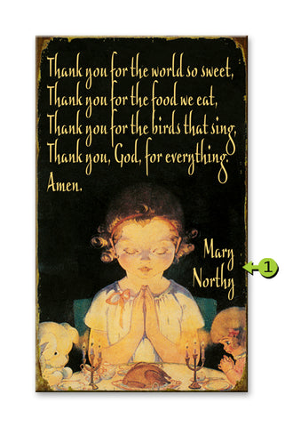 Prayer Sign Wood 18x30