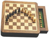Wood Magnetic Chess Set, 5"