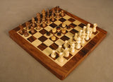 PebbleArt Wood Magnetic Folding Chess & Backgammon