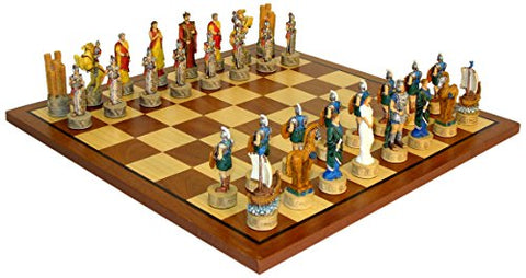 Troy vs. Sparta Chess Set