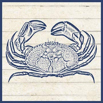 ArtFuzz Sand Treasures Square 1 Wood Sign 20x20 Special