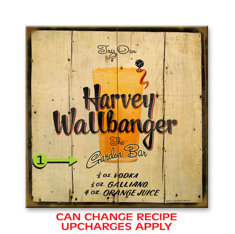 Harvey Wallbanger Metal 18x18