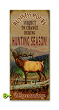 Elk, Business Hours Metal 10.5x24