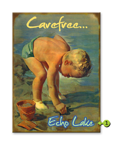 Carefree Lake Metal 23x31