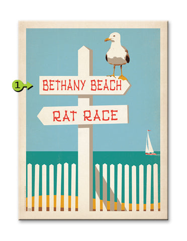 Seagull on Post/Rat Race Metal 23x31