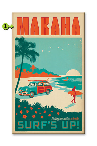Surf's Up Wood 18x30