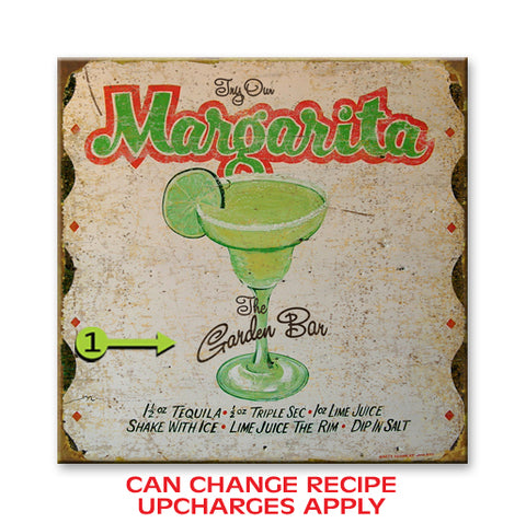 Margarita Metal 18x18