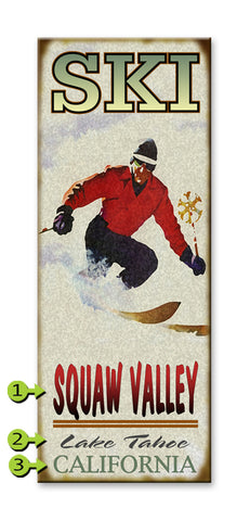 SKI Metal 14x36