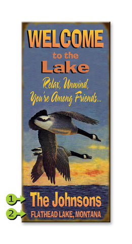 Canada Goose Sign Metal 17x44