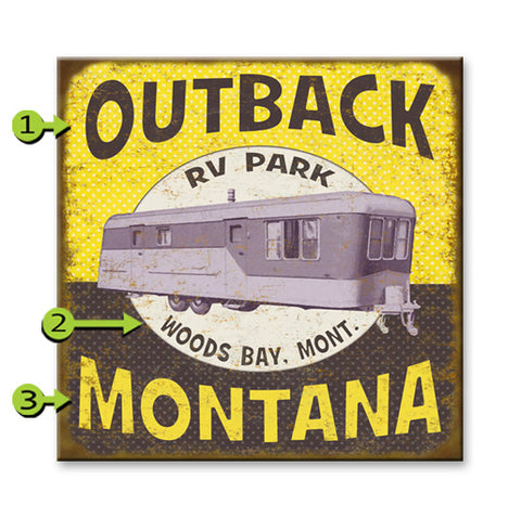 RV Park Metal 28x28