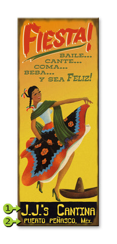 FIESTA! Metal 17x44