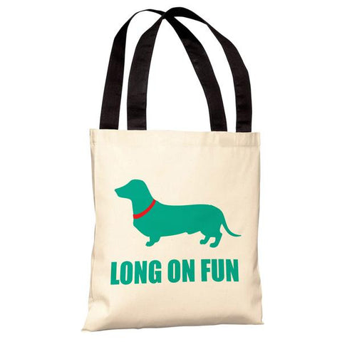 Dachshund Long on Fun Tote Bag by