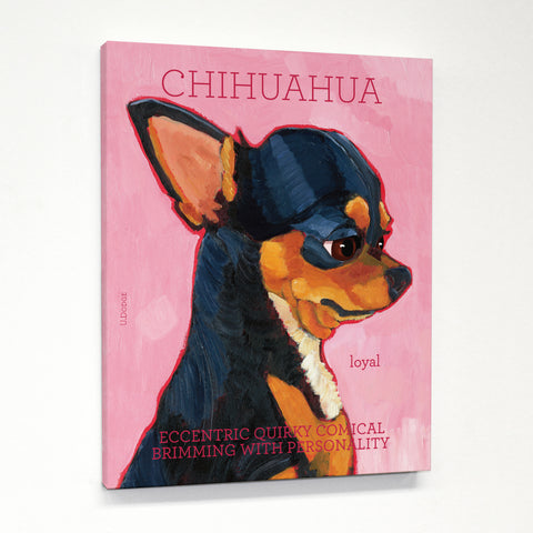 Chihuahua 2  Canvas by Ursula Dodge 11 X 14