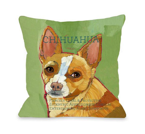 Chihuahua 4 Throw Pillow