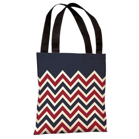 Chevron Solid American Tote Bag by