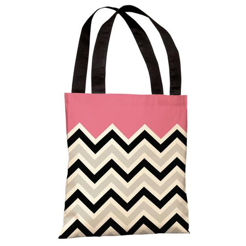 Chevron Solid - Pink Tote Bag by