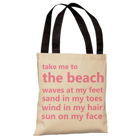 Take Me To The Beach Tote Bag by