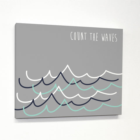 Count The Waves Canvas by OBC 11 X 14