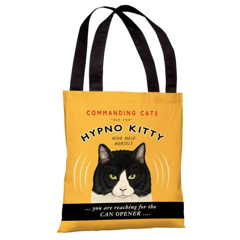 Commanding Cat Tote Bag by Retro Pets