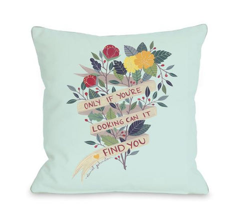 Only If Throw Pillow by Ana Victoria Calderon