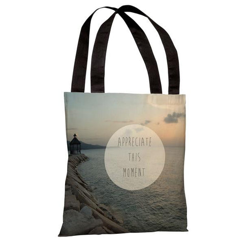 Appreciate This Moment Beach Photo Tote Bag by