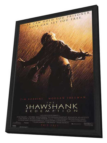 The Shawshank Redemption 11 x 17 Movie Poster - Style A - in Deluxe Aluminum Frame