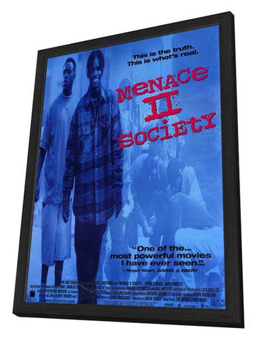 Menace II Society 11 x 17 Movie Poster - Style A - in Deluxe Aluminum Frame
