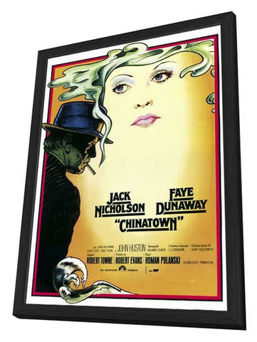 Chinatown 11 x 17 Poster - Foreign - Style A - in Deluxe Aluminum Frame